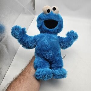 Toy Factory Sesame Street Cookie Monster Plush Stuffed Toy Medium Blue Soft Cute